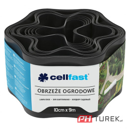 Cellfast obrzeże ogrodowe 10cm x 9m czarne 30-031h