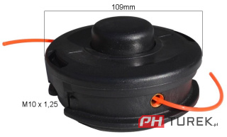 Głowica żyłkowa kosy m10 x 1.25 lewy cg330 bcg430