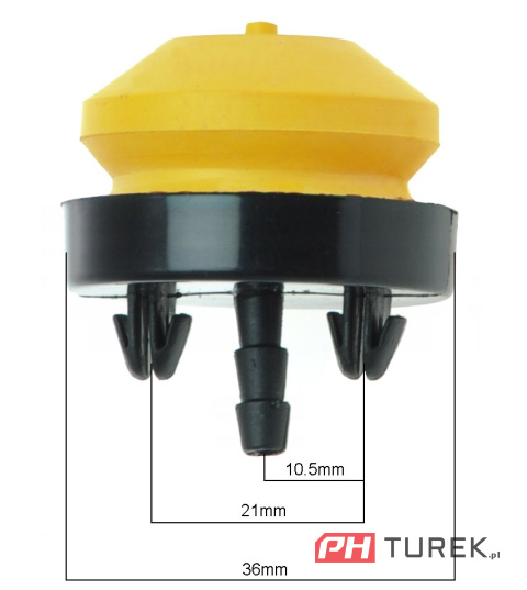 Pompka primer paliwa kosiarki NAC t375 t475t t575