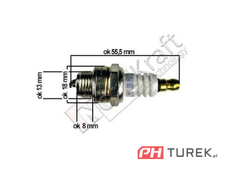 Świeca zapłonowa kosy piły pilarki spalinowej l7t
