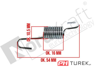 Sprężyna przekładni NAC ls50-475 ls50-575 ls50-675