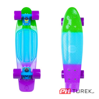 Deskorolka penny board fiszka worker sunbow 22" abec-7 - kolor