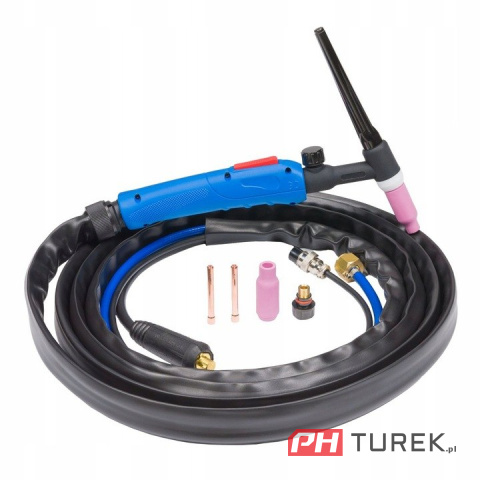 Uchwyt spawalniczy tig lift wp17v 16-25 4m zaworek