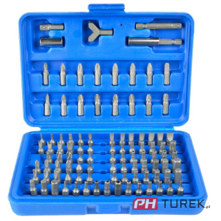 Bit bity zestaw kaseta 100 el. Pz ph torx hex geko