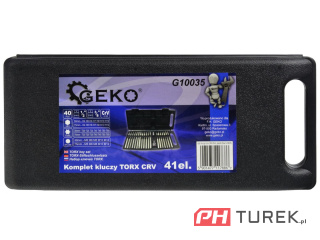 Geko zestaw kluczy imbusowych torx spline g10035