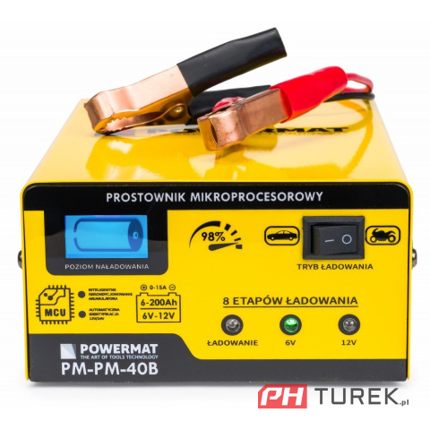 Prostownik elektroniczny ładowarka 6/12v 15a