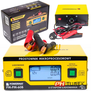 Prostownik elektroniczny ładowarka 6/24v 10a