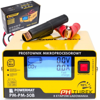 Prostownik elektroniczny ładowarka 12/24v 10a