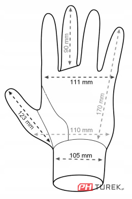 Rękawice narzędziowe robocze l 9 rękawiczki