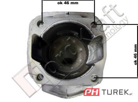 Cylinder piły pod tłok 43mm t2 pilarki 45cc