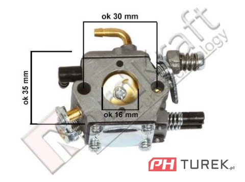 Gaźnik piły NAC sps01-45 02-45 01-52 auto ssanie