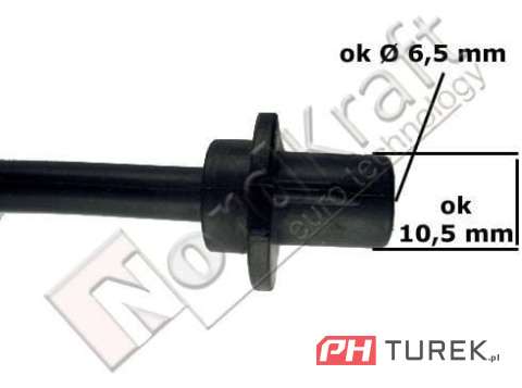 Przewód oleju piły pilarki 145mm wężyk