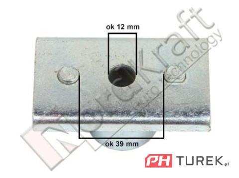 Uchwyt noża kosiarki dym 1575 1576ck torq 3w1