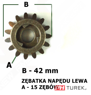 Zębatka napędu kosiarki NAC ur-ls53750ex ls53875ex