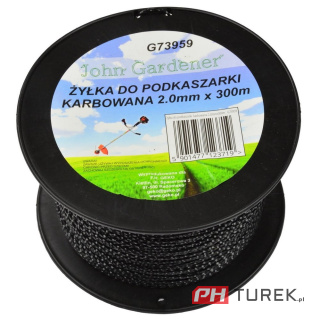 Żyłka tnąca kosy 2mm 300m karbowana g73959