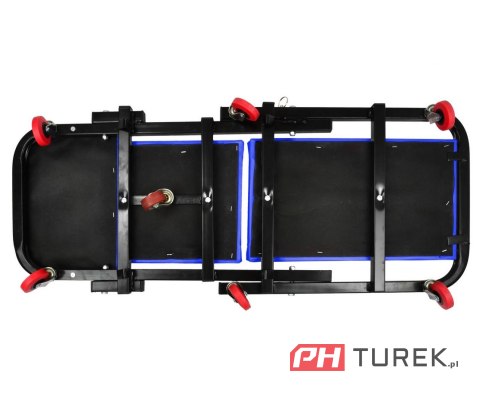 Stołek warsztatowy 2w1 obrotowy leżanka 110kg 360°