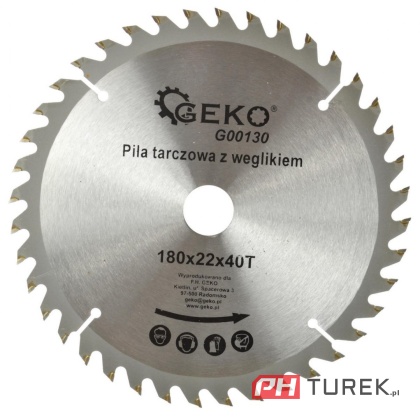 Tarcza widiowa do cięcia drewna 180 x 22 x 40t