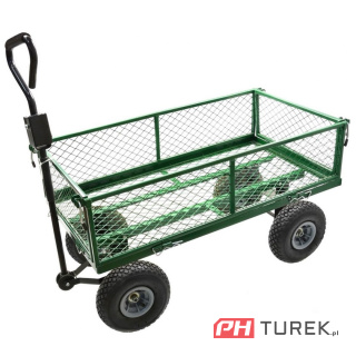 Wózek transportowy ogrodowy przyczepka 350kg geko