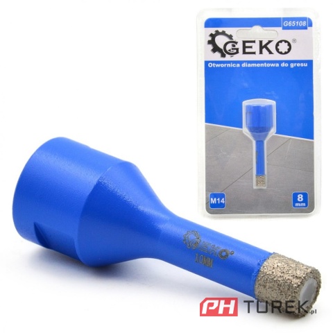 Korona otwornica gresu diamentowa 8mm wiertło