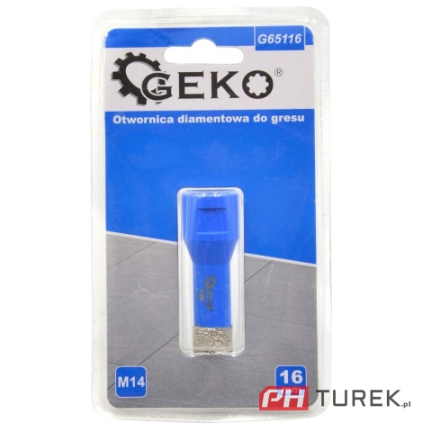 Korona otwornica gresu diamentowa 16mm wiertło