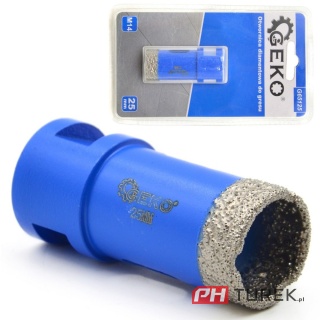 Korona otwornica gresu diamentowa 25mm wiertło