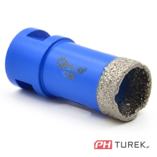 Korona otwornica gresu diamentowa 25mm wiertło