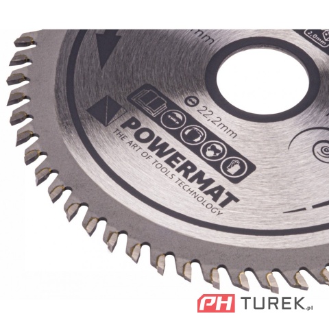 Tarcza widiowa drewna piły piła 125 x 22.2 mm 60z