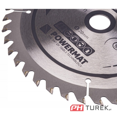 Tarcza widiowa drewna piły piła 185 x 20 mm 40z