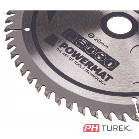 Tarcza widiowa drewna piły piła 185 x 20 mm 60z