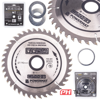 Tarcza widiowa drewna piły piła 190 x 30 mm 40z