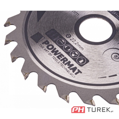 Tarcza widiowa drewna piły piła 125 x 22.2 mm 24z