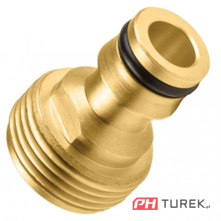 Przyłącze węża z gwintem zewnętrznym 3/4" brass