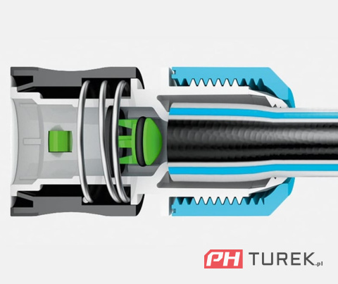 Szybkozłącze węża ogrodowego stop 3/8" ergo
