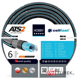 Wąż ogrodowy cellfast hobby ats2 25m 1/2" 6 warstw