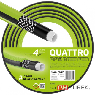 Wąż ogrodowy cellfast quattro 15m 1/2" 4 warstwy