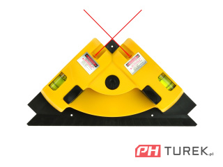 Poziomica laserowa do płytek laser kątowy 2 linie