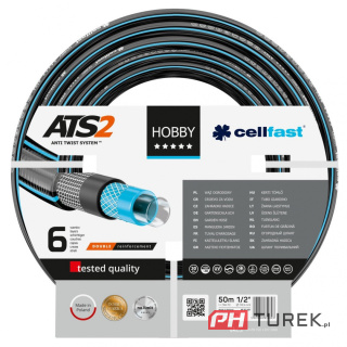 Wąż ogrodowy cellfast hobby ats2 50m 1/2" 6 warstw