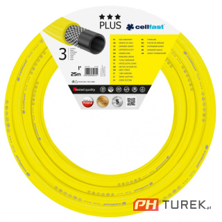 Wąż ogrodowy cellfast plus 25m 1" 3 warstwy