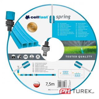 Wąż zraszający trzykanałowy spring 15 m cellfast