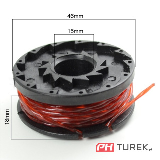Szpulka z żyłką głowica spear&jackson 18v 36v