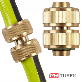 Reparator węża mosiężny 1/2" brass łącznik