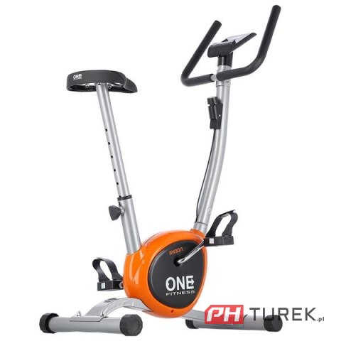 Rw3011 silver-orange rower mechaniczny one fitness