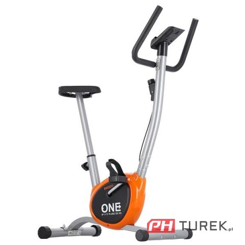 Rw3011 silver-orange rower mechaniczny one fitness