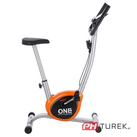 Rw3011 silver-orange rower mechaniczny one fitness