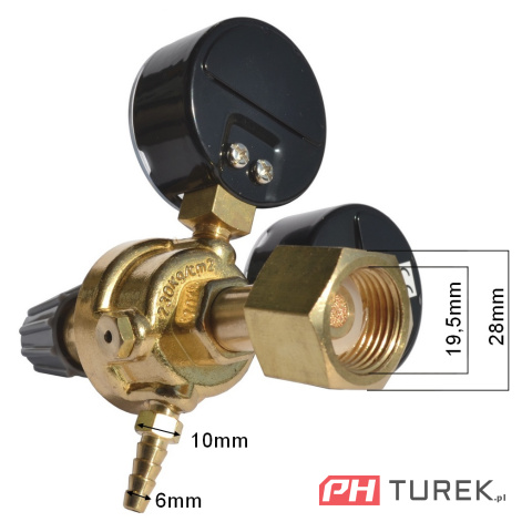 Reduktor ciśnieniowy co2 argon do butli mig mag