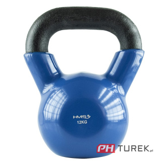 Hms knv 12 kg kettlebell pokryty winylem kula