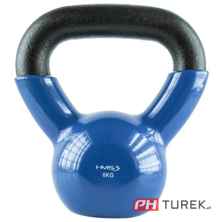 Hms knv 6 kg kettlebell pokryty winylem kula