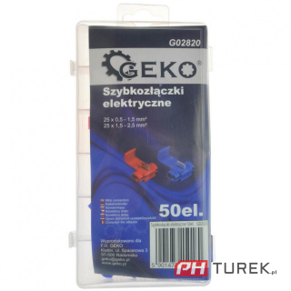 Szybkozłączki elektryczne złączki 50 szt 0.5-2.5mm