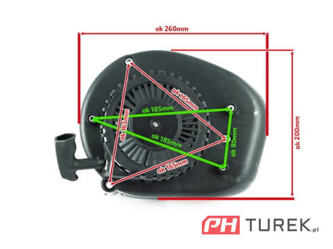 Szarpak rozrusznik kosiarki loncin lc1p70f emak