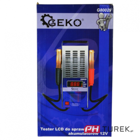 Tester oporowy miernik lcd akumulatorów 12v g80029